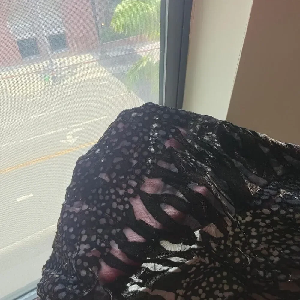 Unbranded Women's Black Scarf-wraps